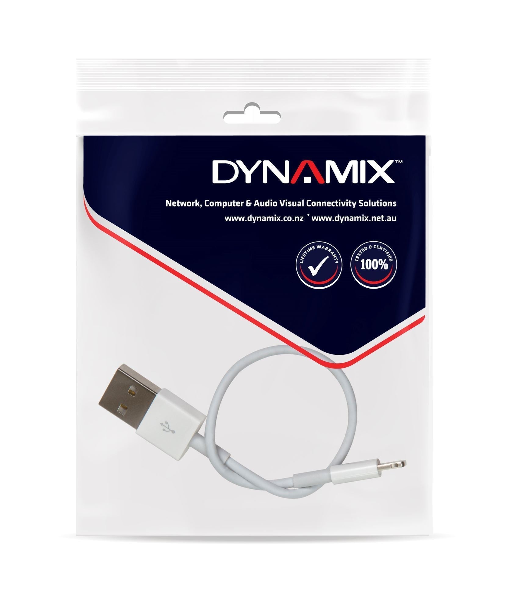 DYNAMIX_2m_USB-A_to_Lightning_Charge_&_Sync_Cable._For_Apple_iPhone,_iPad,_iPad_mini_&_iPods_*Not_MFI_Certified* 929