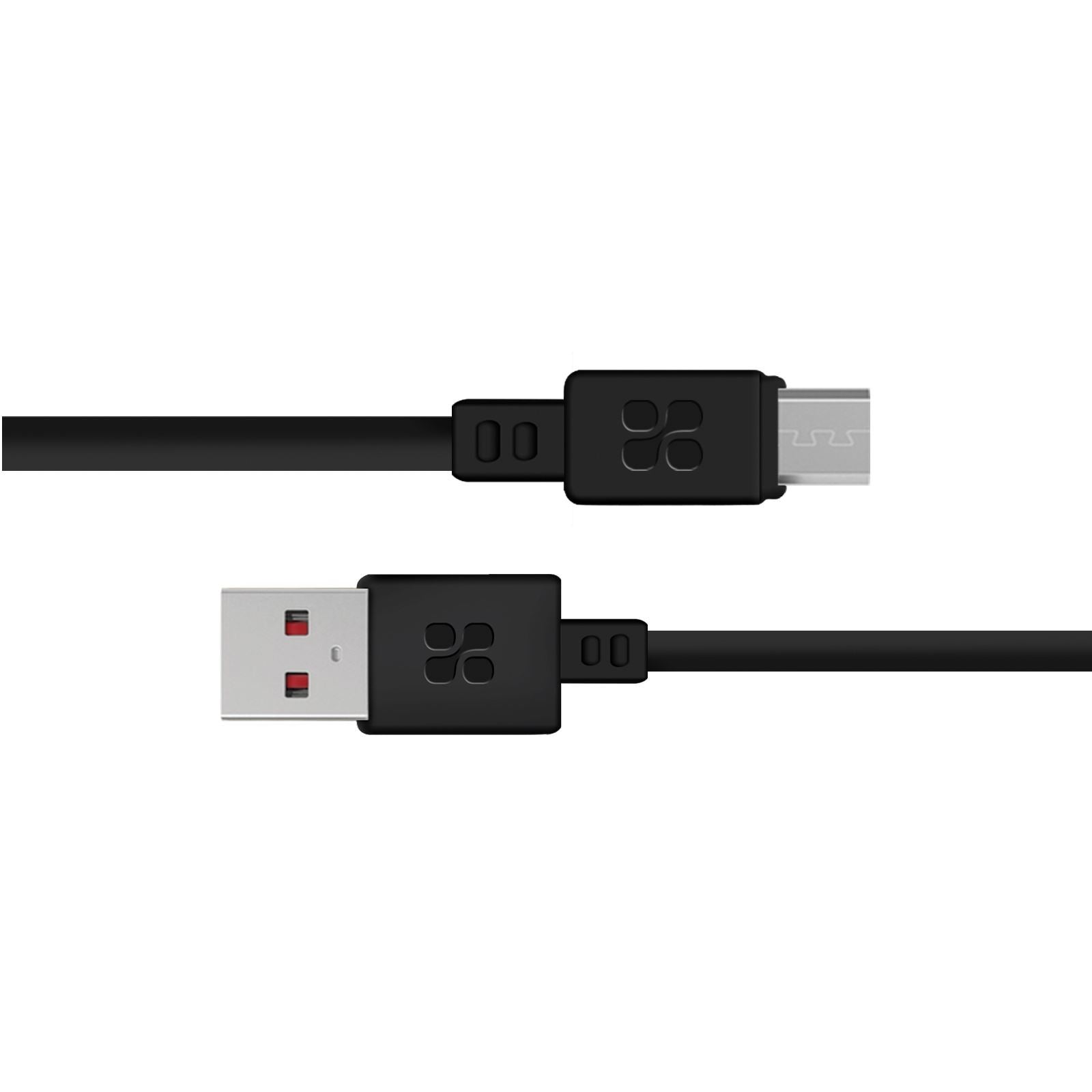 PROMATE_2m_USB-A_to_Micro_USB_Data_&_Charge_Cable._Transfer_Rate_480Mbps,_Super_Durable_&_Highly_Flexible._Black_Colour. 1516