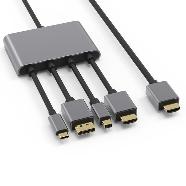 DYNAMIX_4-in-1_Multiport_to_HDMI_AV_Adapter_with_1m_HDMI_Connector._Includes_USB-C,_HDMI,_Mini_DP,_DP_Connectors,_&_1x_USB-A_to_Micro_Cable._Supports_3840x21560_(4K)._Aluminium_Housing,_Plug_&_Play. 901