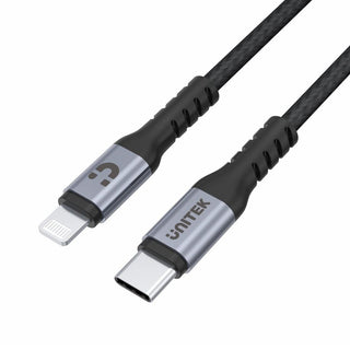 UNITEK_1m_MFi_USB-C_to_Lightning_Connector_Cable._Apple_Certified_Fast_Charge_and_Sync._Grey_Colour 274