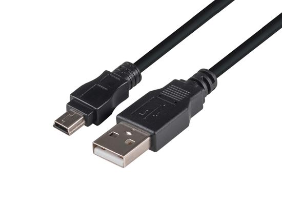 DYNAMIX_5m_USB_2.0_Mini-B_Male_to_USB-A_Male_Connectors. 1087