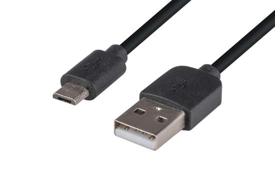 DYNAMIX_2m_USB_2.0_Micro-B_Male_to_USB-A_Male_Connectors._Colour_Black. 1105