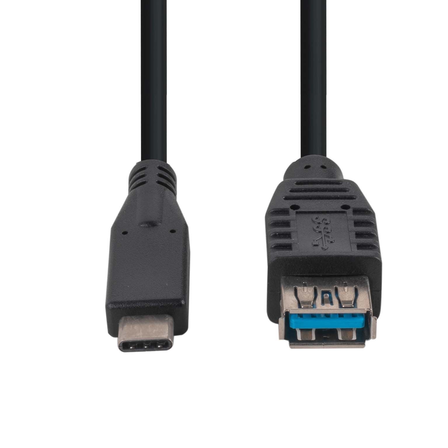 DYNAMIX_2M,_USB_3.1_USB-C_Male_to_USB-A_Female_Cable._Black_Colour. 1155