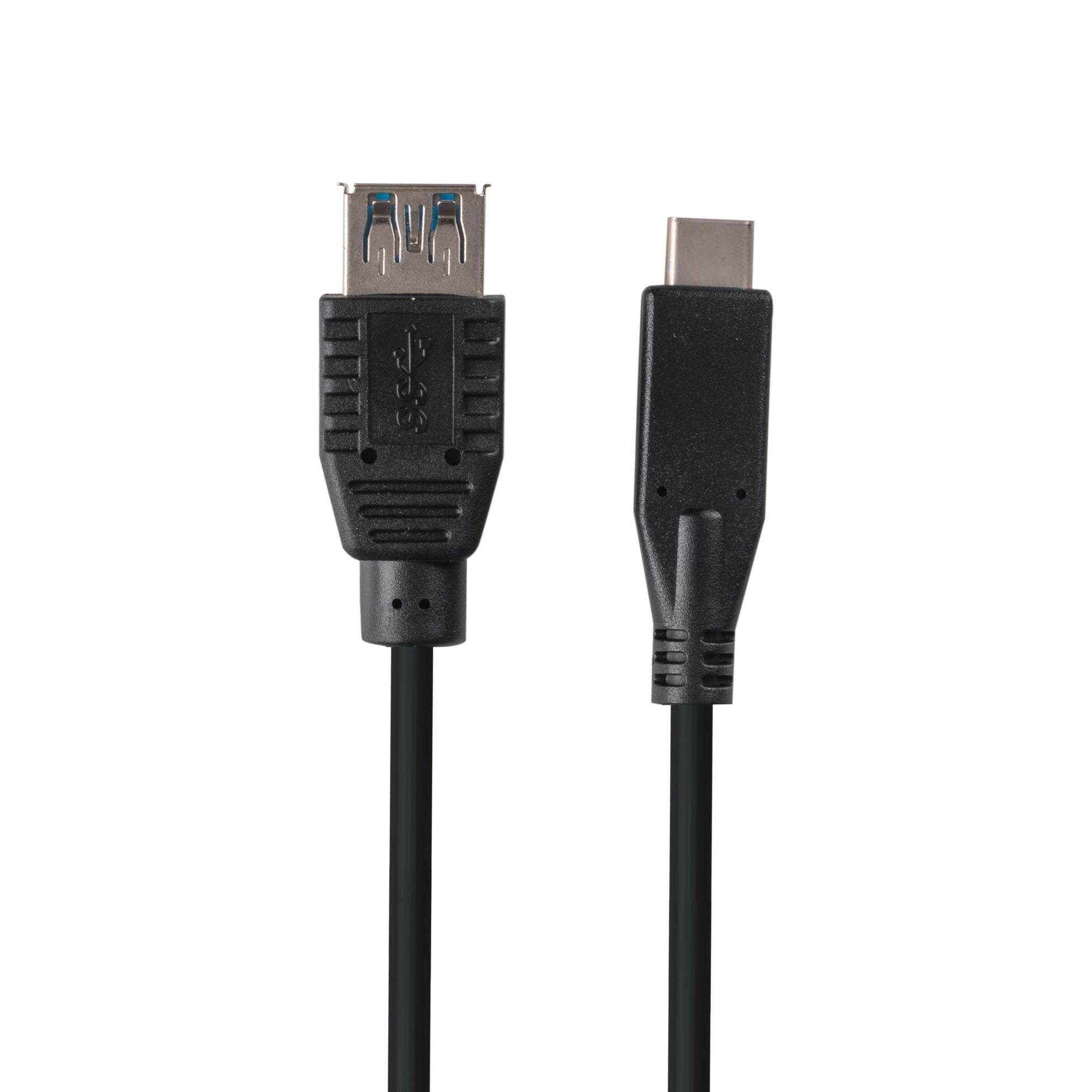 DYNAMIX_2M,_USB_3.1_USB-C_Male_to_USB-A_Female_Cable._Black_Colour. 1156