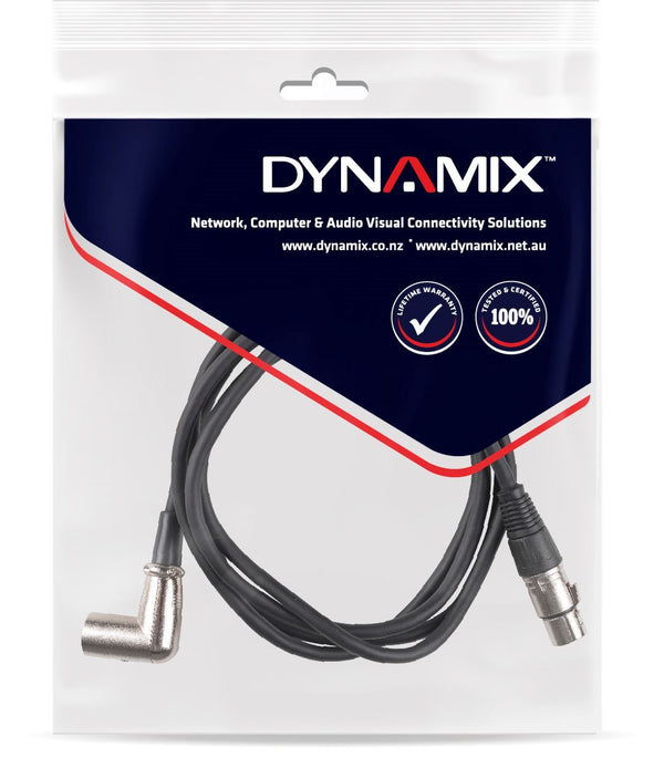 DYNAMIX_2m_XLR_3-Pin_Right_Angled_Male_to_3-Pin_Female_Balanced_Audio_Cable 1267