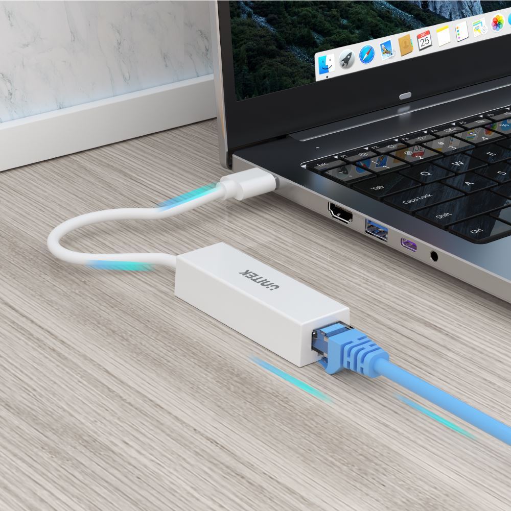 U1325A - Unitek USB-A to Ethernet Adapter. Fast Ethernet 10/100Mbps - 0