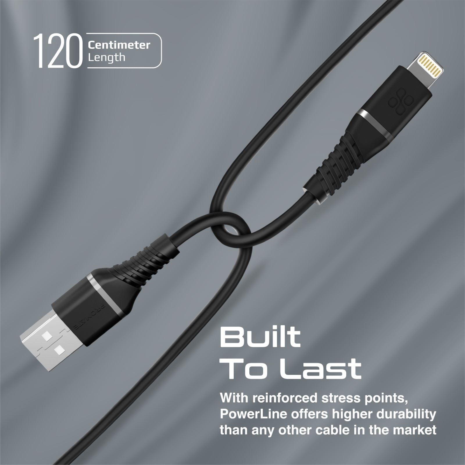 PROMATE_1.2m_MFI_Certified_USB-A_to_Lightning_Data_&_Charge_Cable._Data_Transfer_Rate_480Mbps._Total_Current_2.4A._Durable_Soft_Silicon_Cable._Tangle_Resistant_25000_Bend_July_Sale_-_20%_OFF 1580