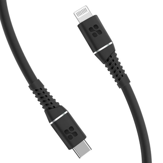 PROMATE_1.2m_MFI_Certified_USB-C_to_Lightning_Data_&_Charge_Cable._Data_Transfer_Rate_480Mbps._Total_Current_2.2A._Durable_Soft_Silicon_Cable._Tangle_Resistant_25000_Bend_July_Sale_-_20%_OFF 1585