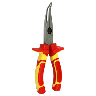 GOLDTOOL_175mm_Insulated_Curved_Nose_Pliers._Large_Shoulders_to_Protect_Against_Live_Contacts._Rubber_Easy_Grip_Handles_for_Greater_Comfort._Red/Yellow_Colour