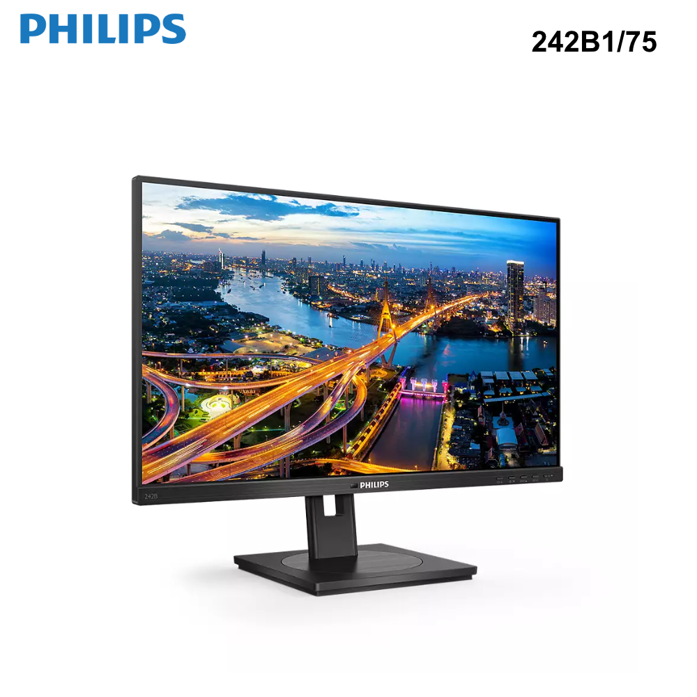 242B1/75 - Philips 24" Full HD Business Monitor, IPS Panel, 1920x1080,with Power Sensor - 0