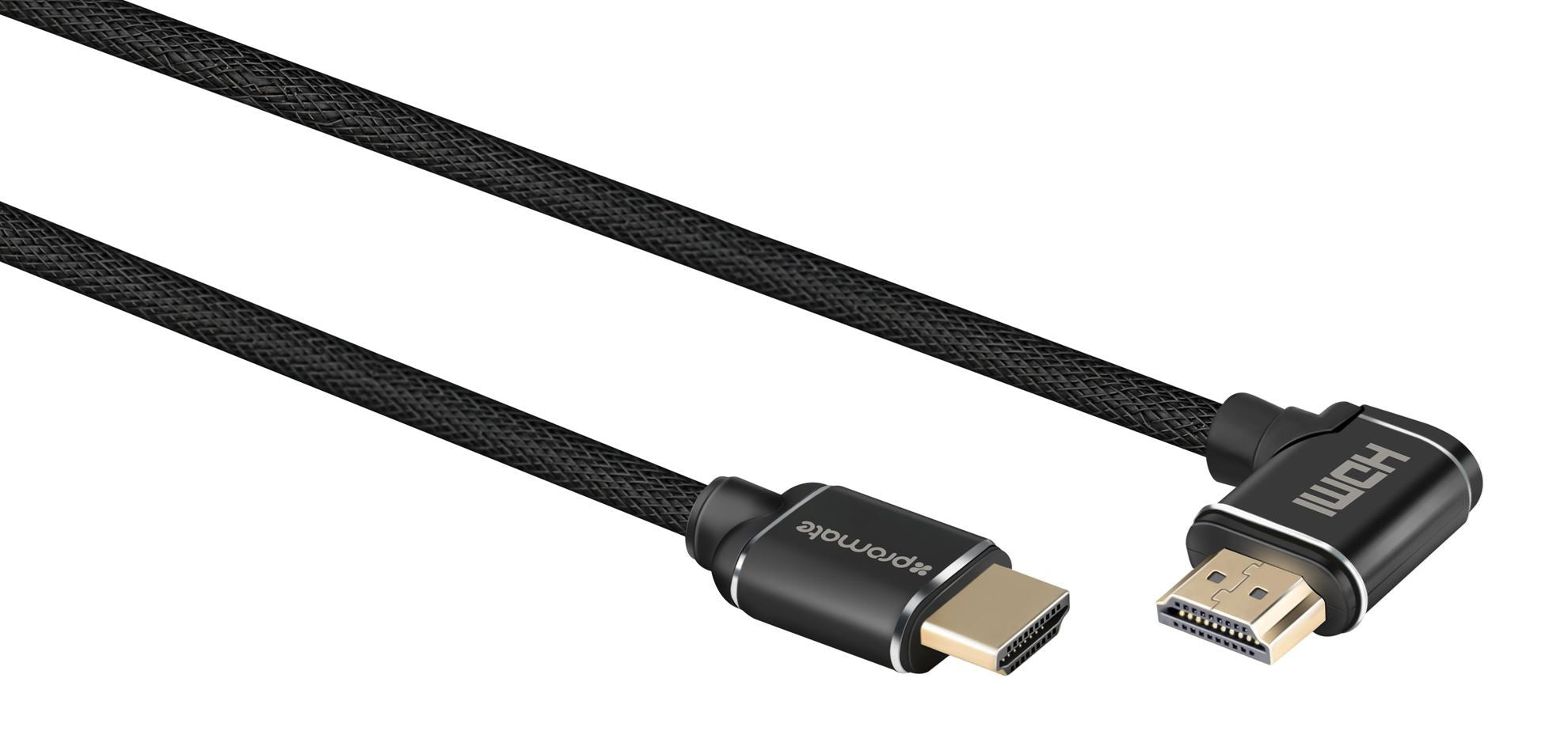 PROMATE_3m_4K_HDMI_right_angle_Cable._24K_Gold_plated._High-Speed_Ethernet._3D_support._Mesh_Braided_cable._Long_bend_lifespan._Max_Res:_4K@60Hz_(4096X2160)_July_Sale_-_20%_OFF 1679