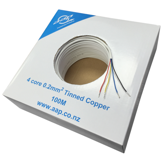 4C2-100-CU - 4-Core 0.2mm Tinned Copper 100m