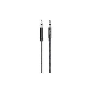 AV10164BT04-BLK - Belkin MIXIT Metallic AUX Cable - 1.22 m Mini-phone Audio Cable for Audio Device, Speaker, Smartphone, Tablet, Stereo Receiver