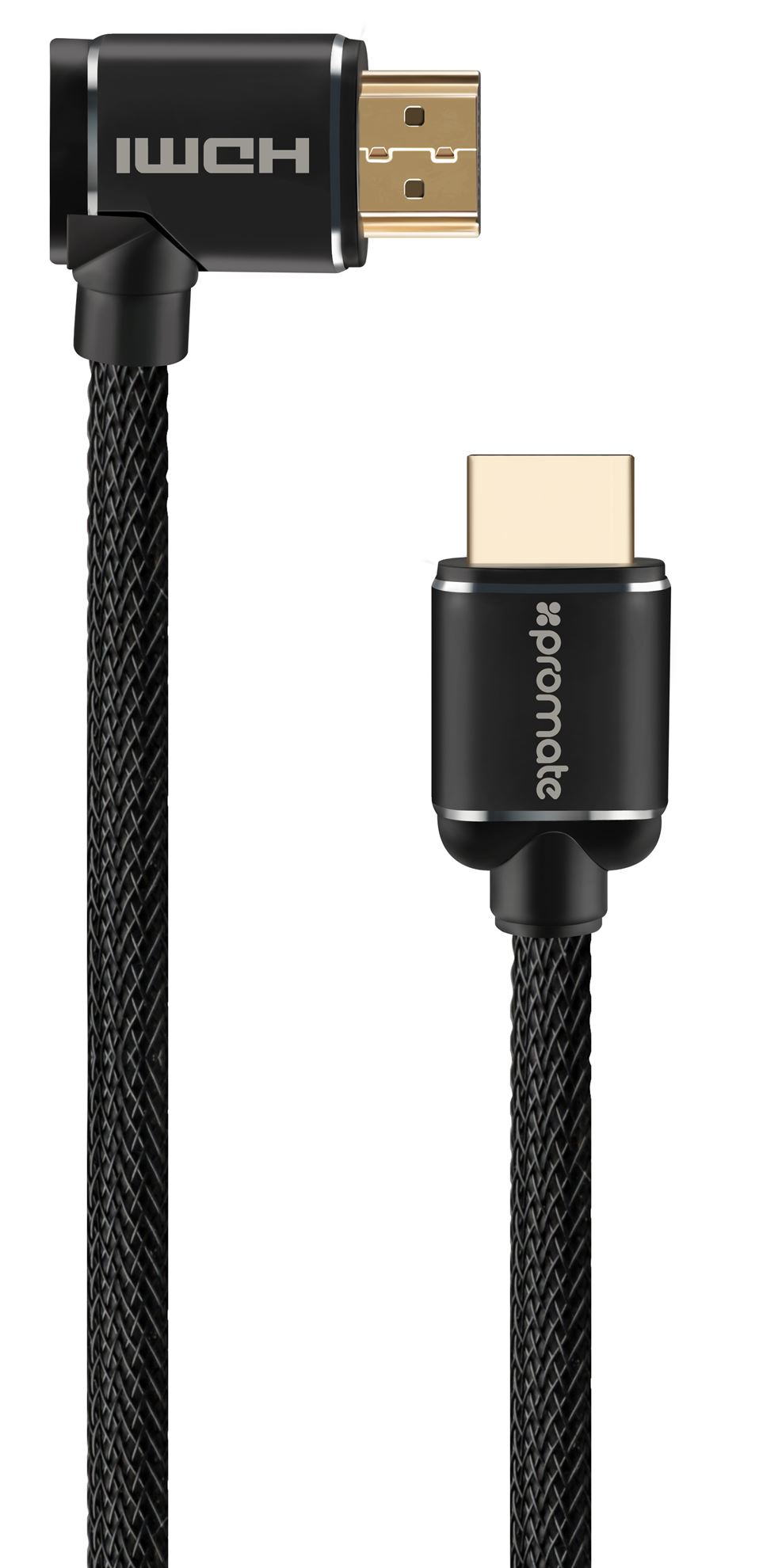 PROMATE_3m_4K_HDMI_right_angle_Cable._24K_Gold_plated._High-Speed_Ethernet._3D_support._Mesh_Braided_cable._Long_bend_lifespan._Max_Res:_4K@60Hz_(4096X2160)_July_Sale_-_20%_OFF 1678
