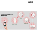 AJ-718 Standalone Heat Detector with Wireless Interconnect