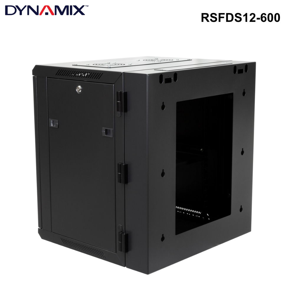 RSFDS - Universal Swing Wall Mount Cabinet. Removable Back Mount - Options 4, 6, 9, 12 & 18RU