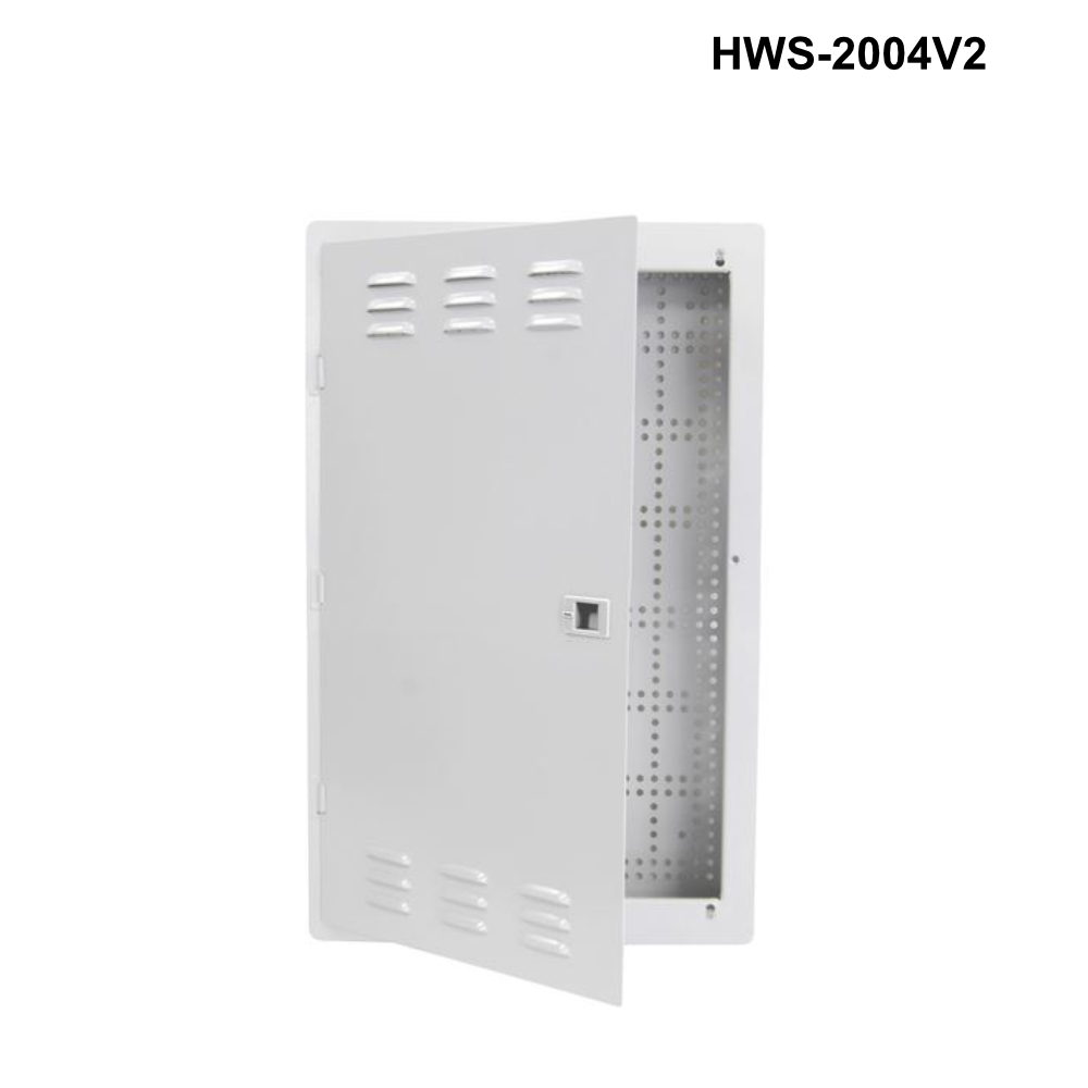 HWS - Network Enclosure Recessed Wall Mount with Vented Lid - 14" to 42" Options - 0