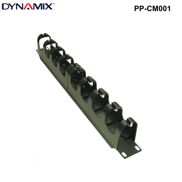 PP-CM001 - 19'' Cable Management Bar, Supplied with Cage Nuts, 70mm Deep