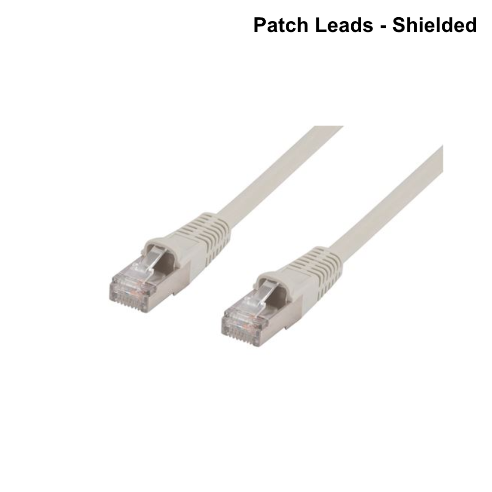 Cat6 Shielded STP Patch Lead (T568A Specification)- Beige - Select Length - 0.5 to 30m