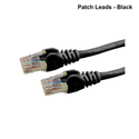 Cat6 UTP Patch Lead (T568A Specification) 250MHz - Black - Select Length - 0.5 to 20m