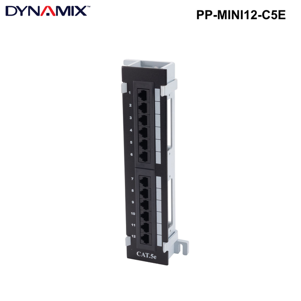 PP-C5E- - 19'' Cat5e UTP Patch Panels - Options 12, 16, 24 and 48 Way