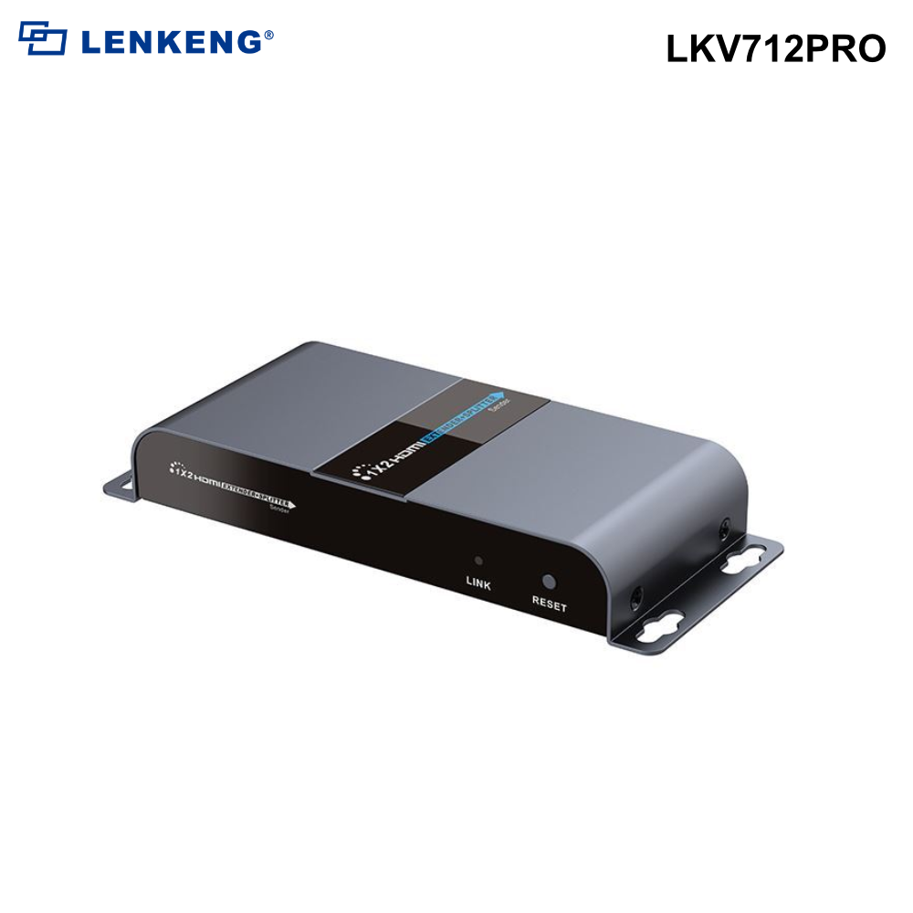 LKV71 - Lenkeng 1 in 2,4,8 Out HDMI Extender. 1x HDMI in to RJ45 out, 2, 4 or 8 Receivers