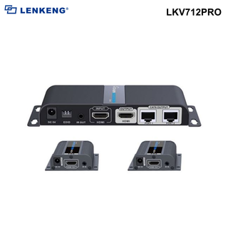 LKV71 - Lenkeng 1 in 2,4,8 Out HDMI Extender. 1x HDMI in to RJ45 out, 2, 4 or 8 Receivers