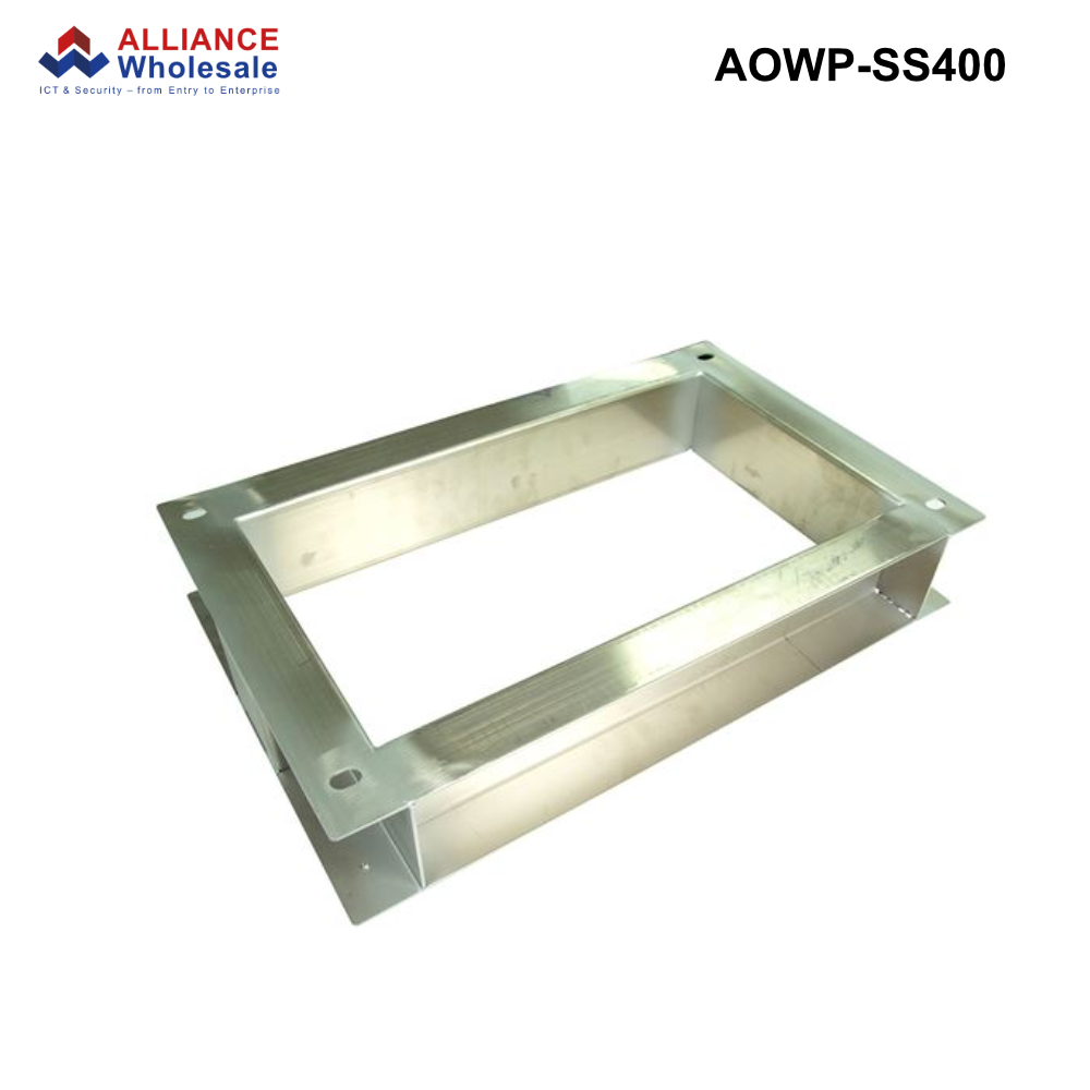 AODW-SS - Outdoor SUS316 Wall Mount Cabinet, IP65 Rated, 6RU to 24RU, Stainless Steel, 400 or 600mm