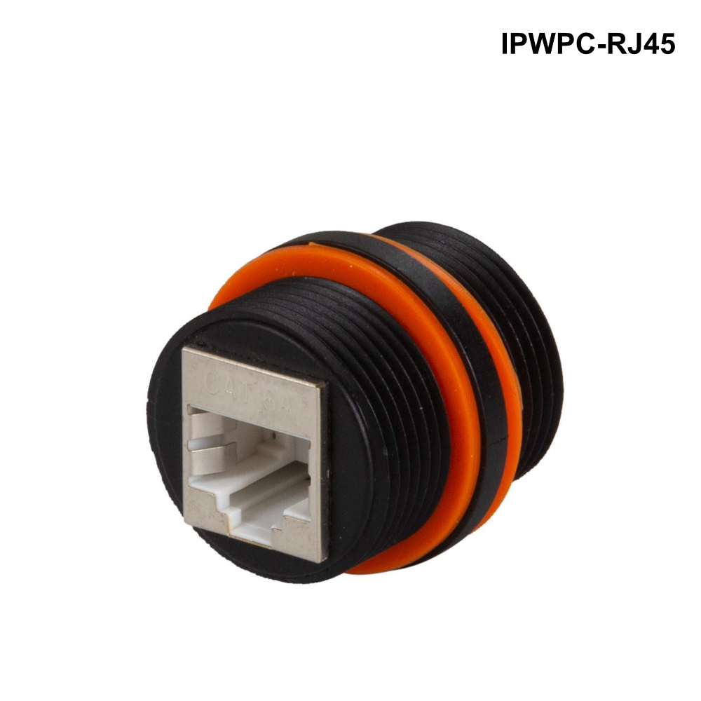 IPWPC-RJ45 - IP67 Cat6, Cat6A Waterproof In-line Connector Coupler, Shielded, RJ45 - 0