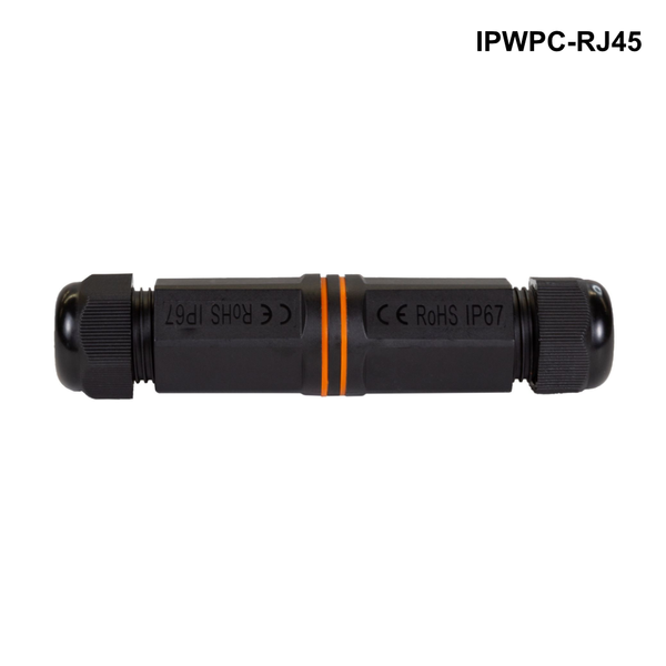 IPWPC-RJ45 - IP67 Cat6, Cat6A Waterproof In-line Connector Coupler, Shielded, RJ45