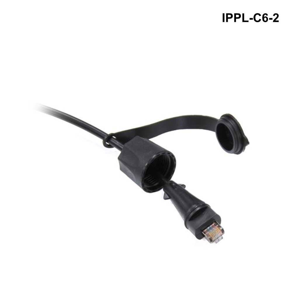 IPPL-C6 - Cat6 IP67 Rated Patch Lead with Protective Boot - 1m to 5m - 0