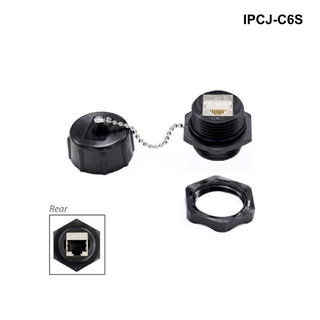 IPCJ-C6S - IP67 Rated Cat6 Shielded Joiner with Dust Cap