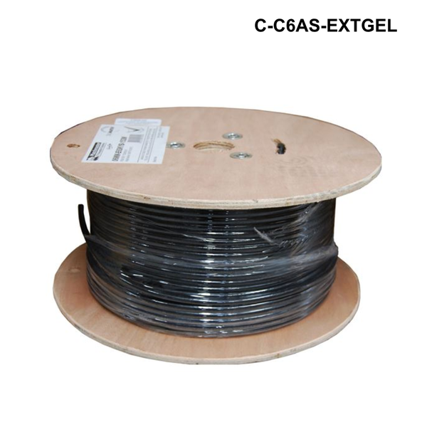 C-C6AS-EXTGEL - 305m U/FTP Cat6A Gel Filled, UV Stabilised PE jacket