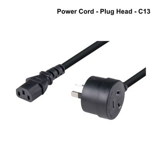 C-POWERCT -  3-Pin TAPON Ended Plug To IEC C13 Female Connector