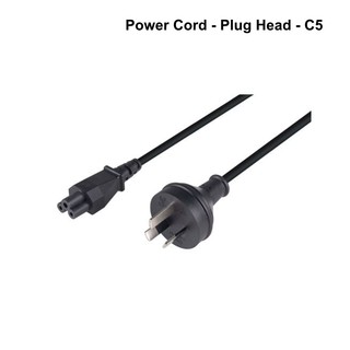 C-POWERNC - Standard Head 3-Pin To C5 Clover Shaped Female Connector