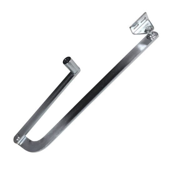 B-DUE2 - Applications Galvanised Steel Hinge Arm for Articulated Arm Actuators. Suits L or R applications