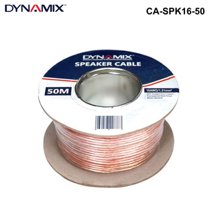 CA-SPK16 - 16AWG/1.31mm Speaker Cable, OFC 25/025BCx2C, Clear PVC Insulation