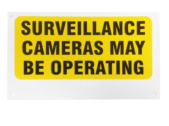 CCTV SIGN-S - Small Video Warning Sign