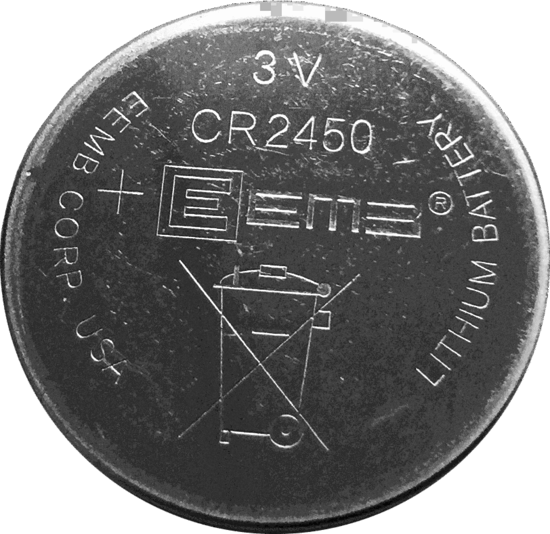 CR2450 - Lithium Button Cell, 3 Volt