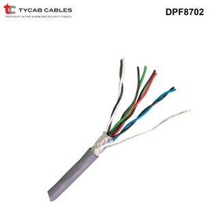 DPF8702 - Tycab 4 Pair Twisted 0.22mm Data Cable Shielded Copper - 100, 250 or 500m