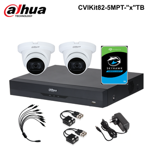 CVIKit82-5MPT - Dahua 8ch HD-CVI, 5MP Surveillance Kit