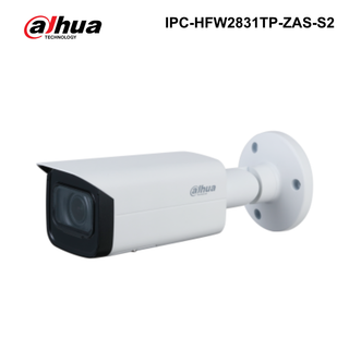 IPC-HFW2831TP-ZAS-S2 - Dahua - 8MP Lite IR Vari-focal Bullet Network Camera