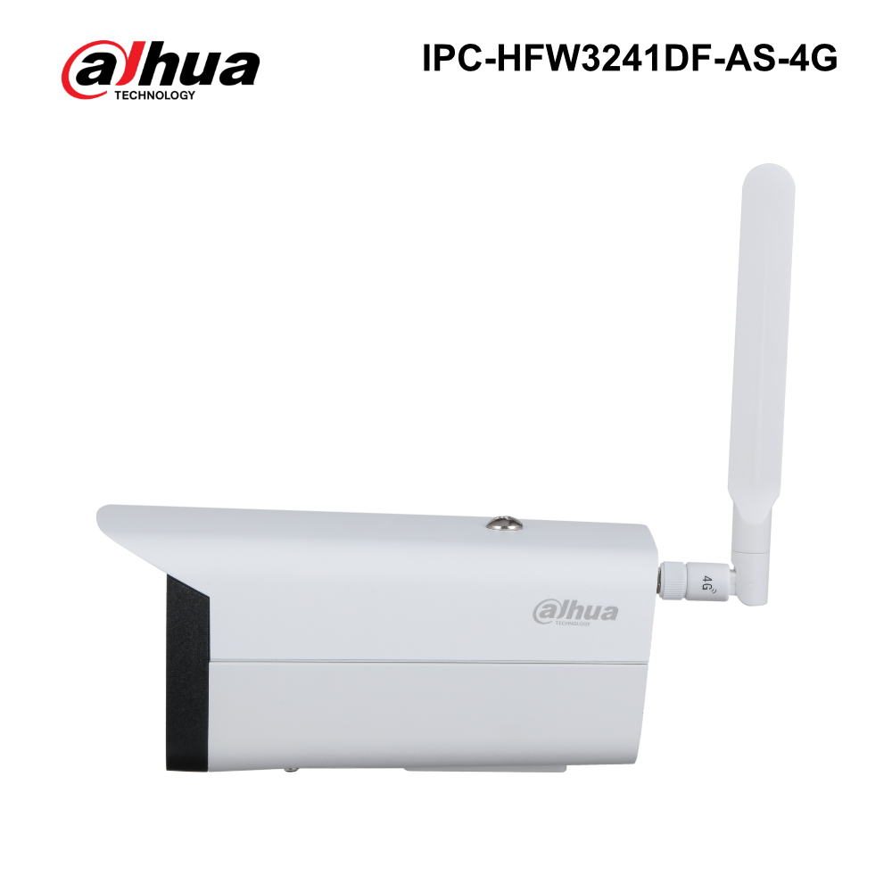 IPC-HFW3241DFP-AS-4G - Dahua - 2MP IR Fixed focal Bullet WizSense 4G Network Cameras - 0