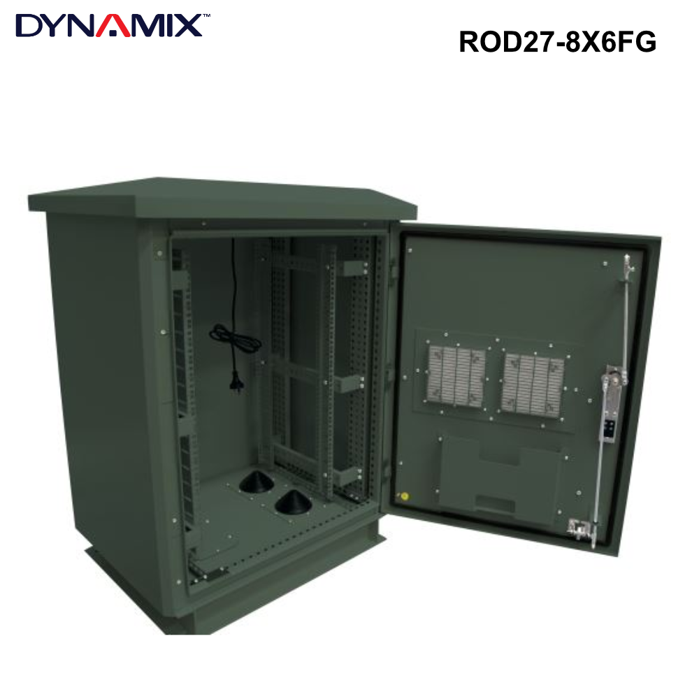 ROD27-8X6FG - 27RU Outdoor Freestanding Cabinet. (800 x 600 x 1575mm external) - 0
