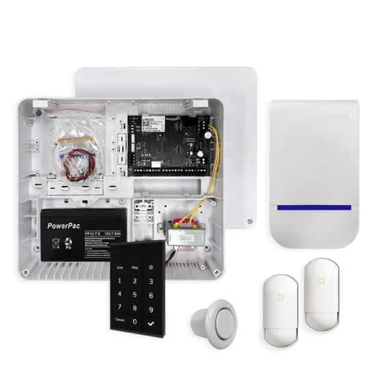 EC-KIT KP B NC - EC security alarm kit with (EC-KP Black keypad) no cable