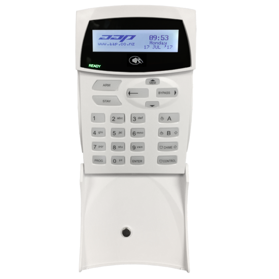 EC-LCD-P - EC-LCD-P (Slimline LCD Keypad with built-in prox reader for Infinity series EC Control Panels)