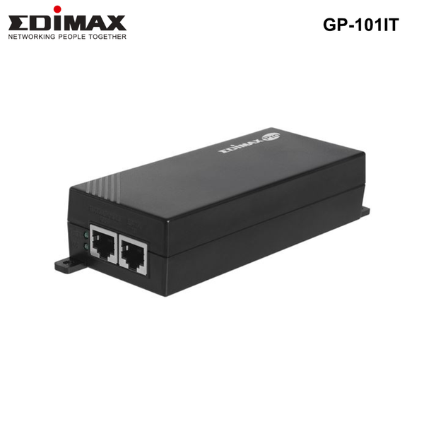 GP-101IT - Edimax  IEEE 802.3at Gigabit PoE+ Injector 30W.