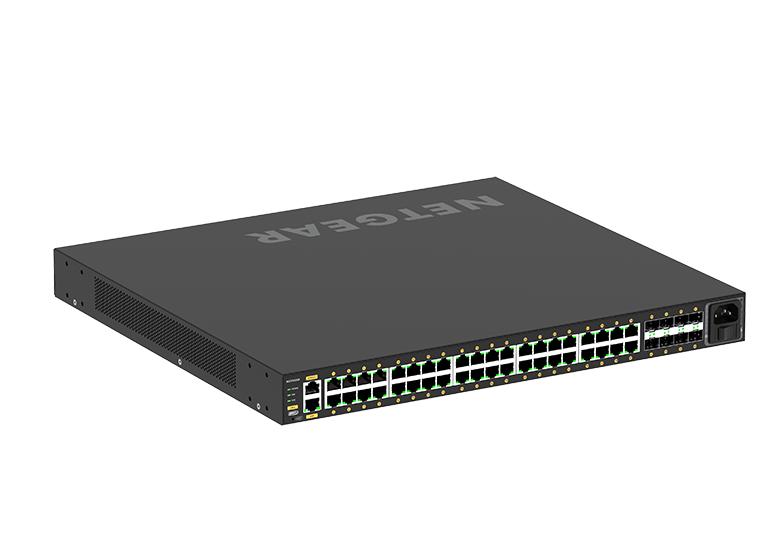 GSM4248P-100AJS Netgear M4250-40G8F-PoE+ AV Line Managed Switch - 40 Ports - Manageable - 3 Layer Supported