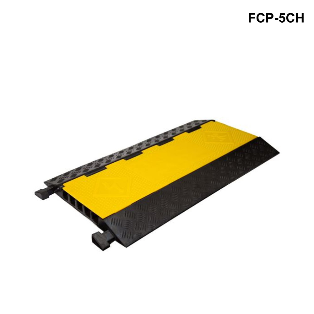 FCP-5CH-910- -Channel Floor Cable Protector, Heavy Duty with Installation