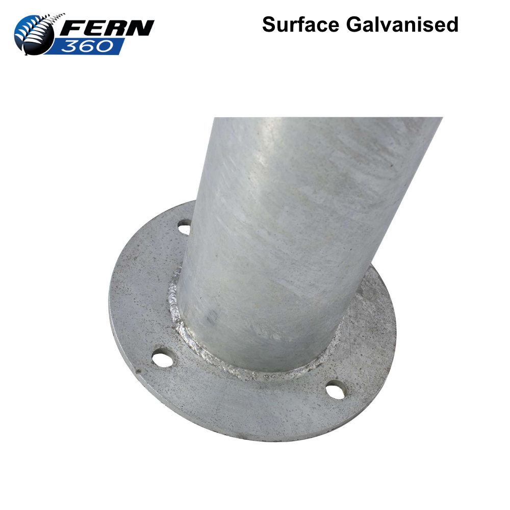 FPES-FB - FERN360 Surface Fixed Bollards Galvanised or Powder Coated 115mm to 165mm